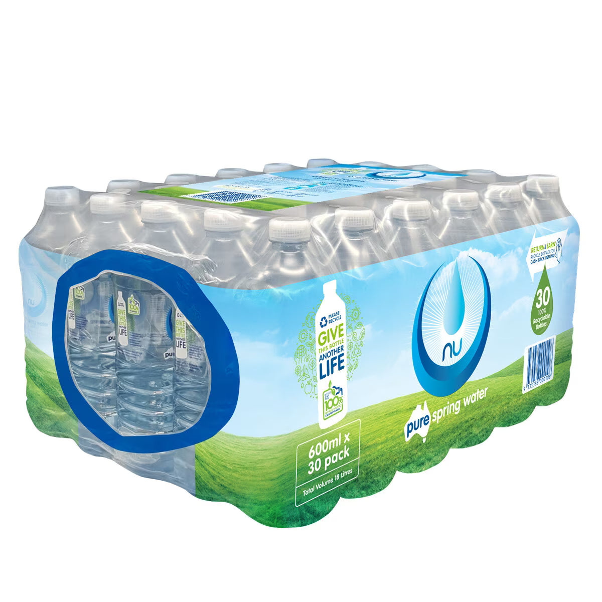 NU Spring Water 600ml (30)