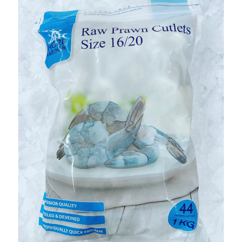 Raw Prawn Cutlets 16/20 IQF 1kg (10)