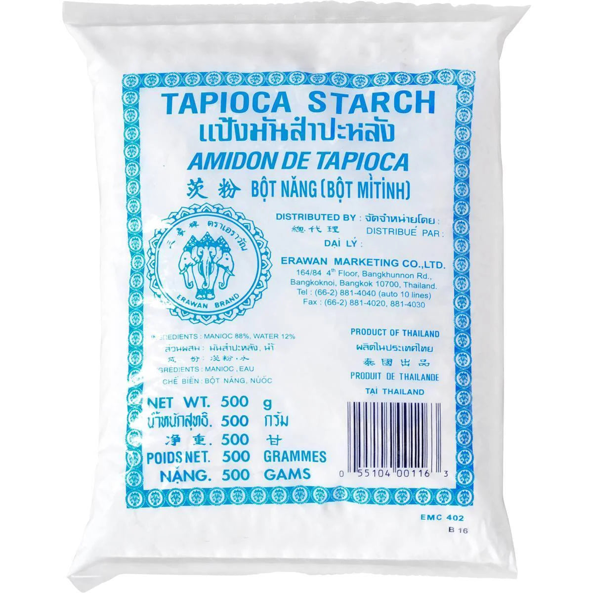 Tapioca Starch 6kg (500g x 12 packs)