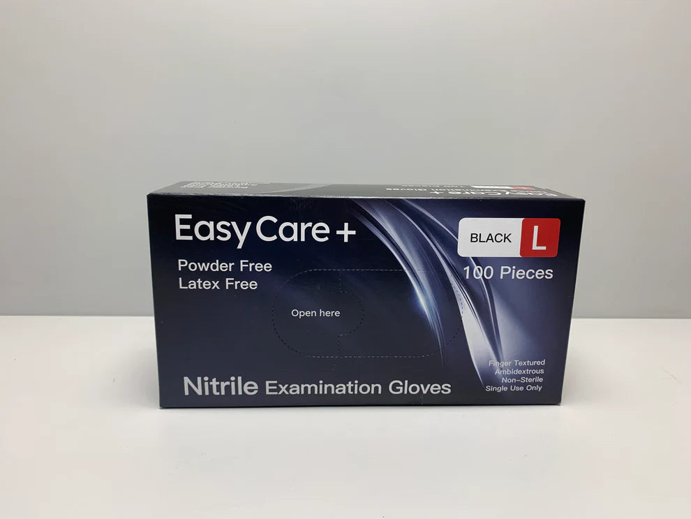Nitrile Gloves Powder free black 100pcs (10)