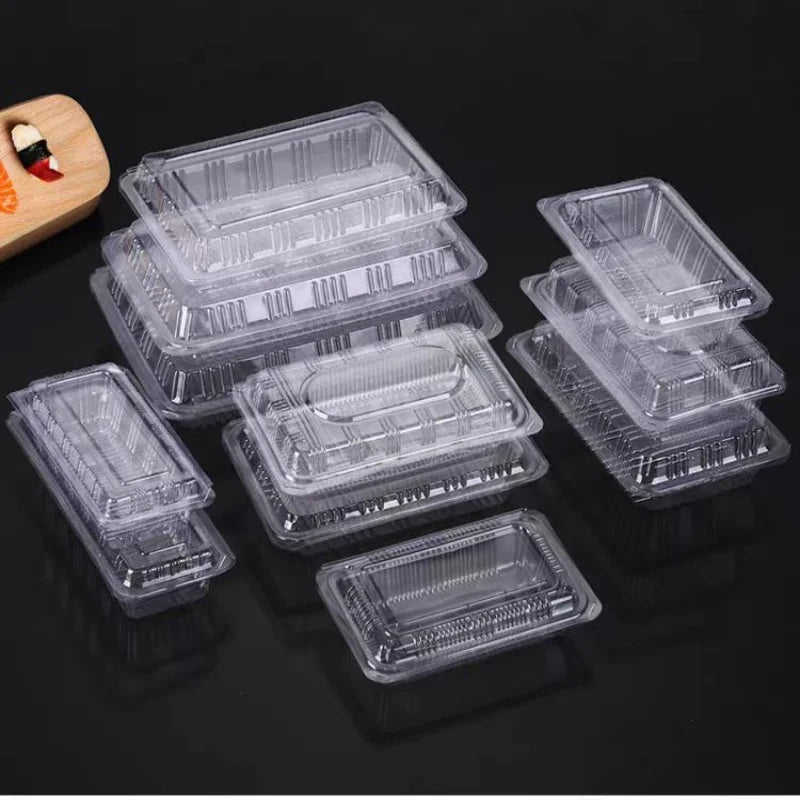 PCCL – Plastic Clear Container hinged Large 100pcs (20)