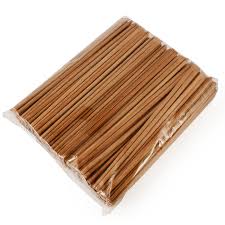 Smoked bamboo Brown chopsticks No cover 24cm 100pcs (30)