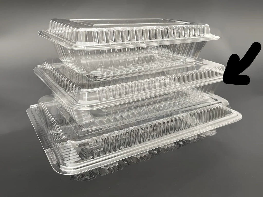 PCCL – Plastic Clear Container hinged Large 100pcs (20)