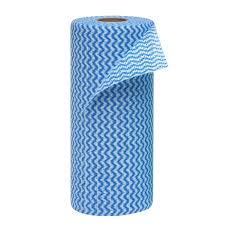 Chux Heavy duty Blue wipes Roll 45m (4)