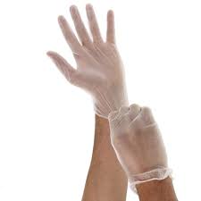Vinyl Gloves Powder free Clear 100pcs (10)